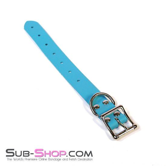 5702A      Buckling Bondage Straps, Diamond Blue Leather - 5 Sizes! Straps   , Sub-Shop.com Bondage and Fetish Superstore