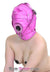 5762RS-SIS      Hot Pink Put a Plug In It Locking Sissy Bondage Hood with Plug Gag Sissy   , Sub-Shop.com Bondage and Fetish Superstore