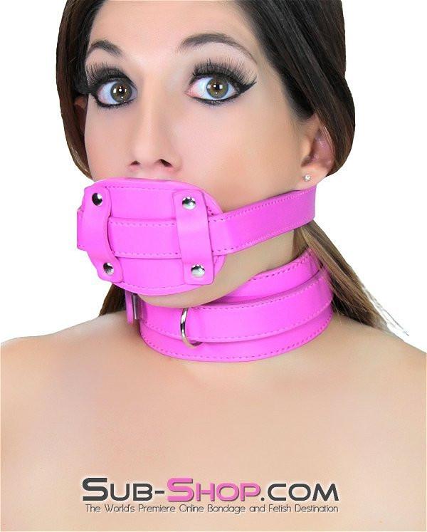 5709RS <b>BOGO!</b> Hot Pink Locking Penis Gag Gags , Sub-Shop.com Bondage and Fetish Superstore