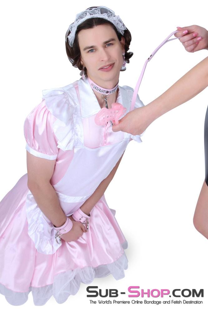 5764AE      Sissy Boi Maid Costume Sissy Roleplay Slave Serving Dress Costumes   , Sub-Shop.com Bondage and Fetish Superstore