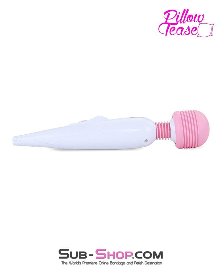 5768M-SIS      Sissy Damsel Rechargeable Variable Speed Pink Mini Magic Wand Sissy   , Sub-Shop.com Bondage and Fetish Superstore