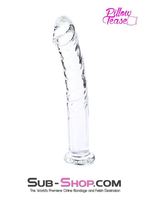 0576M      Hard as a Rock For You Penis Shaped Glass Massager - LAST CHANCE - Final Closeout! Black Friday Blowout   , Sub-Shop.com Bondage and Fetish Superstore