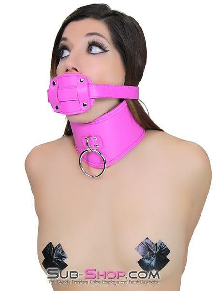 5732RS      Hot Pink Deep Throat Locking Penis Gag Gags   , Sub-Shop.com Bondage and Fetish Superstore