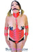 0581HS      Red Hot Training Corset with Detachable Restraints Corset   , Sub-Shop.com Bondage and Fetish Superstore