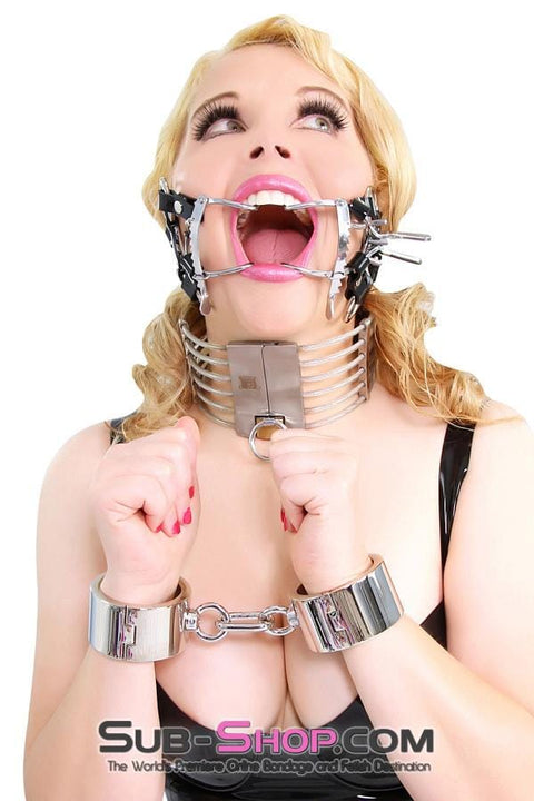 0586A-SIS      Sissy Slut Open to the Possibilities Adjustable Mouth Spreader Gag Sissy   , Sub-Shop.com Bondage and Fetish Superstore