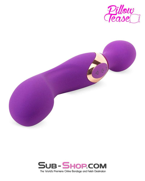 0608E      Luxe 10 Function Dual Motor Silicone Rechargeable Wand Massager - LAST CHANCE - Final Closeout! MEGA Deal   , Sub-Shop.com Bondage and Fetish Superstore
