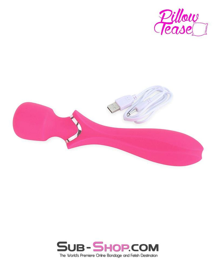 6166M      Wand-er Woman 10 Function Rechargeable Silicone Waterproof Wand Massager - LAST CHANCE - Final Closeout! MEGA Deal   , Sub-Shop.com Bondage and Fetish Superstore
