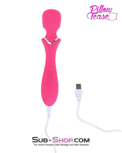 6166M      Wand-er Woman 10 Function Rechargeable Silicone Waterproof Wand Massager - LAST CHANCE - Final Closeout! MEGA Deal   , Sub-Shop.com Bondage and Fetish Superstore