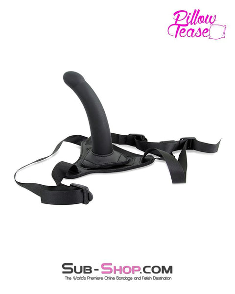 6171M      G Spot Pegger Strap On Silicone Dildo and Soft Harness Set Strap On   , Sub-Shop.com Bondage and Fetish Superstore