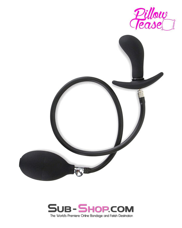 0624M      Inflatable Prostate Massager Plug with Removable Pump Hose Prostate Stimulator   , Sub-Shop.com Bondage and Fetish Superstore