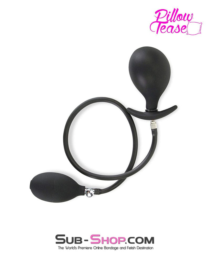 0624M      Inflatable Prostate Massager Plug with Removable Pump Hose Prostate Stimulator   , Sub-Shop.com Bondage and Fetish Superstore