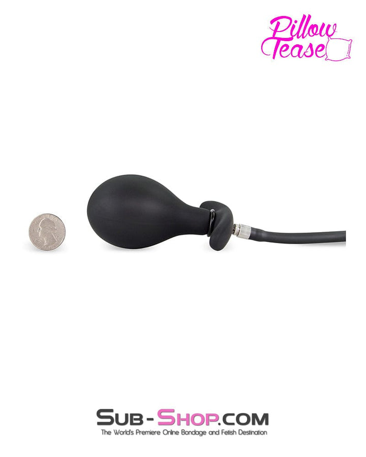 0624M      Inflatable Prostate Massager Plug with Removable Pump Hose Prostate Stimulator   , Sub-Shop.com Bondage and Fetish Superstore