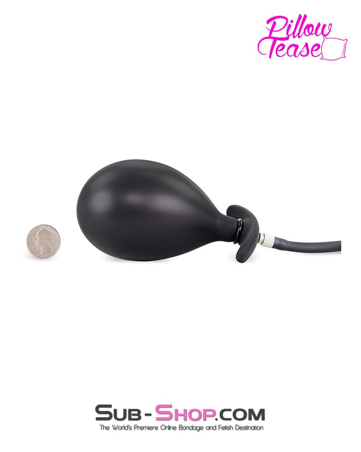 0624M      Inflatable Prostate Massager Plug with Removable Pump Hose Prostate Stimulator   , Sub-Shop.com Bondage and Fetish Superstore