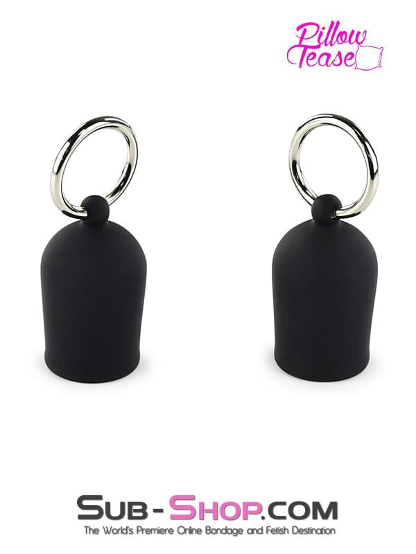 0629M      Titallating Nipple Suction Cups with Rings Nipple Suction   , Sub-Shop.com Bondage and Fetish Superstore