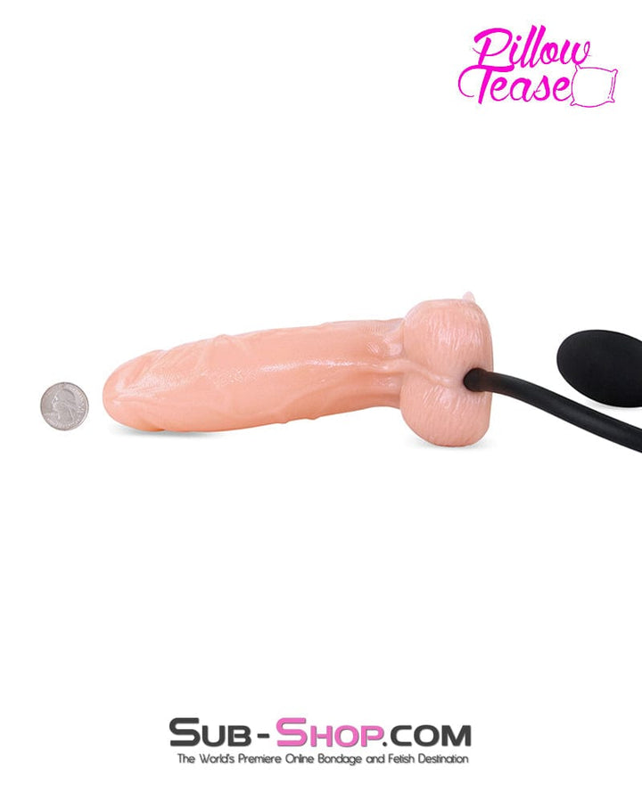 0645M      Inflatable 7.5” Realistic Pump Up Suction Cup Dildo - MEGA Deal MEGA Deal   , Sub-Shop.com Bondage and Fetish Superstore