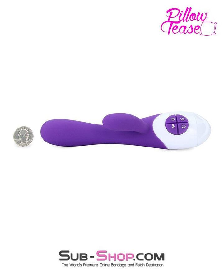 0653E      10-Function Silicone G-Spot Vibe with Separate G-Spot and Clitoral Vibration Motors Vibrators   , Sub-Shop.com Bondage and Fetish Superstore
