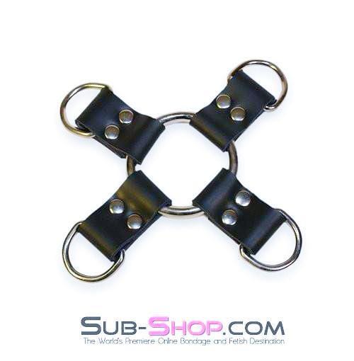 6736A      4-Point Hogtie Rings Strap Straps   , Sub-Shop.com Bondage and Fetish Superstore