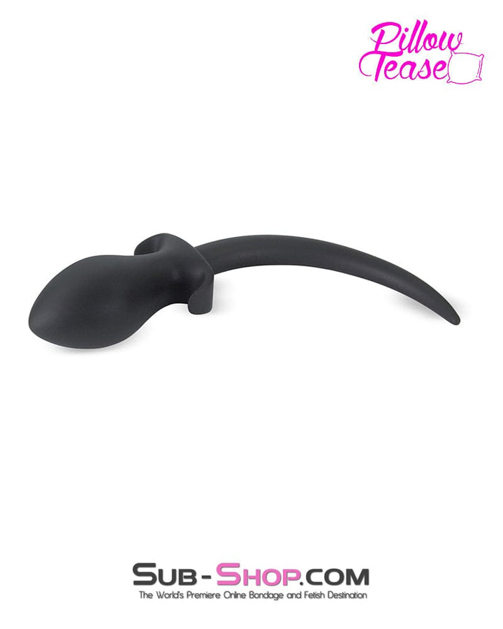 0676M      Puppy Dog Pet Play Silicone Anal Plug Dog Tail, Large Plug Butt Plug   , Sub-Shop.com Bondage and Fetish Superstore