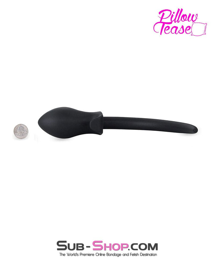 0676M      Puppy Dog Pet Play Silicone Anal Plug Dog Tail, Large Plug Butt Plug   , Sub-Shop.com Bondage and Fetish Superstore