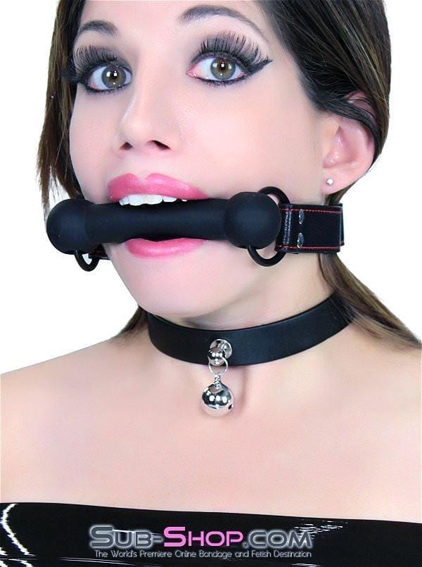 7929DL      Black Beauty Silicone Rubber Comfort Bit Gag Gags   , Sub-Shop.com Bondage and Fetish Superstore