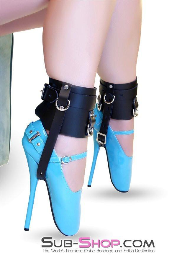 6790A      Stiletto Prisoner Wide Locking Shoe Cuffs Cuffs   , Sub-Shop.com Bondage and Fetish Superstore