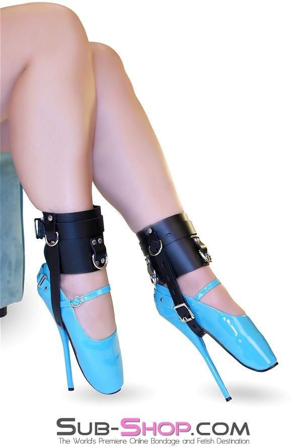 6790A      Stiletto Prisoner Wide Locking Shoe Cuffs Cuffs   , Sub-Shop.com Bondage and Fetish Superstore