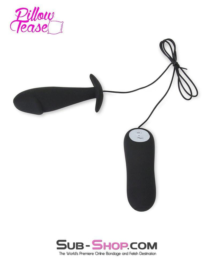 6801M      12 Function Vibrating Silicone Penis Head Shaped Anal Plug - LAST CHANCE - Final Closeout! MEGA Deal   , Sub-Shop.com Bondage and Fetish Superstore