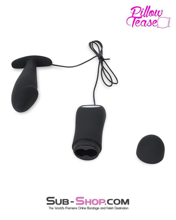 6801M      12 Function Vibrating Silicone Penis Head Shaped Anal Plug - LAST CHANCE - Final Closeout! MEGA Deal   , Sub-Shop.com Bondage and Fetish Superstore