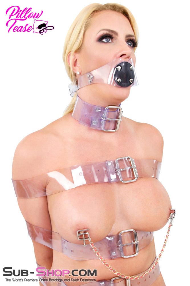 6821MH      Nipple Press Pink Beaded Chain Nipple Clamps Nipple Clamp   , Sub-Shop.com Bondage and Fetish Superstore