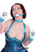 4791A    Tied & True Diamond Blue Bondage Wrist Cuffs Wrist and Ankle Bondage   , Sub-Shop.com Bondage and Fetish Superstore