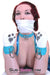 6848A      Diamond Blue Jeweled PET Rhinestone Leather Collar - LAST CHANCE - Final Closeout! MEGA Deal   , Sub-Shop.com Bondage and Fetish Superstore