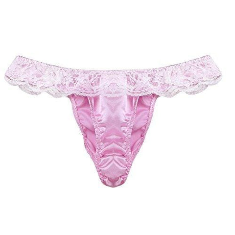 6849AE      Hot Pink Sissy Pouch Thong Panties Lingerie   , Sub-Shop.com Bondage and Fetish Superstore