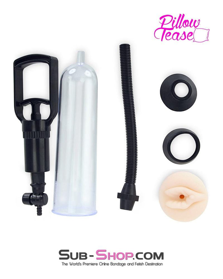 6866M      Erection Enhancer Penis Pump with Real Feel Pussy Sleeve - LAST CHANCE - Final Closeout! MEGA Deal   , Sub-Shop.com Bondage and Fetish Superstore