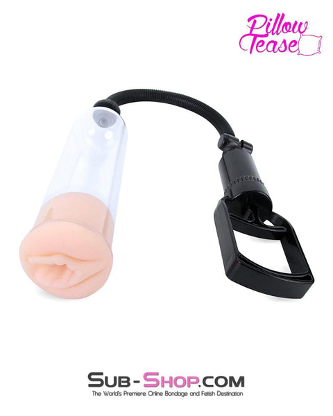 6866M      Erection Enhancer Penis Pump with Real Feel Pussy Sleeve - LAST CHANCE - Final Closeout! MEGA Deal   , Sub-Shop.com Bondage and Fetish Superstore