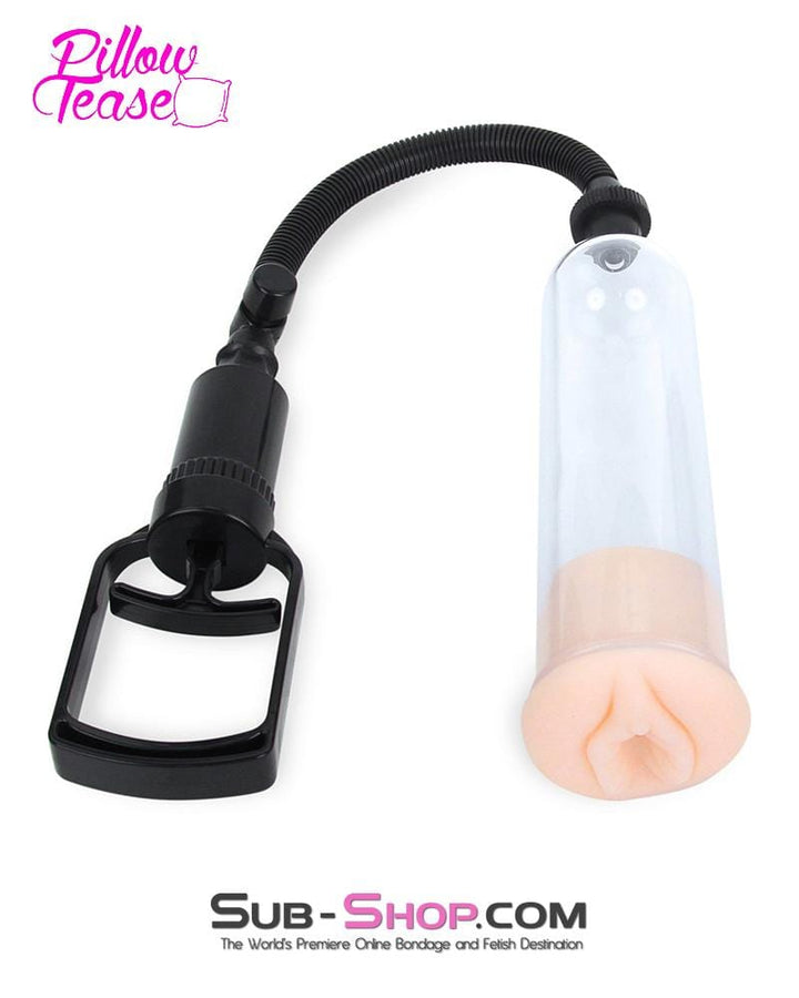 6866M      Erection Enhancer Penis Pump with Real Feel Pussy Sleeve - LAST CHANCE - Final Closeout! MEGA Deal   , Sub-Shop.com Bondage and Fetish Superstore