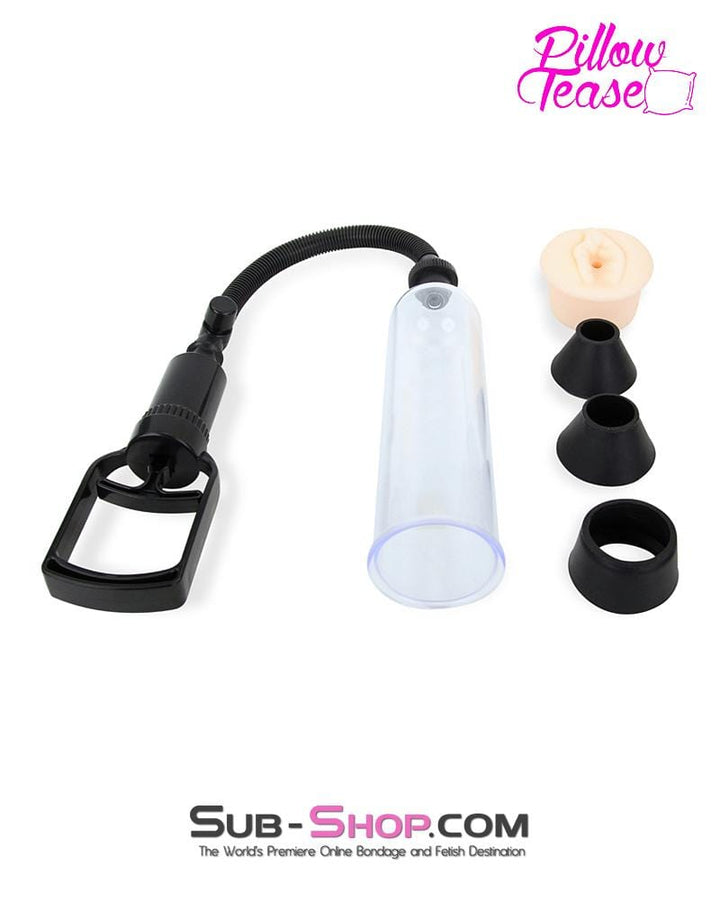 6866M      Erection Enhancer Penis Pump with Real Feel Pussy Sleeve - LAST CHANCE - Final Closeout! MEGA Deal   , Sub-Shop.com Bondage and Fetish Superstore