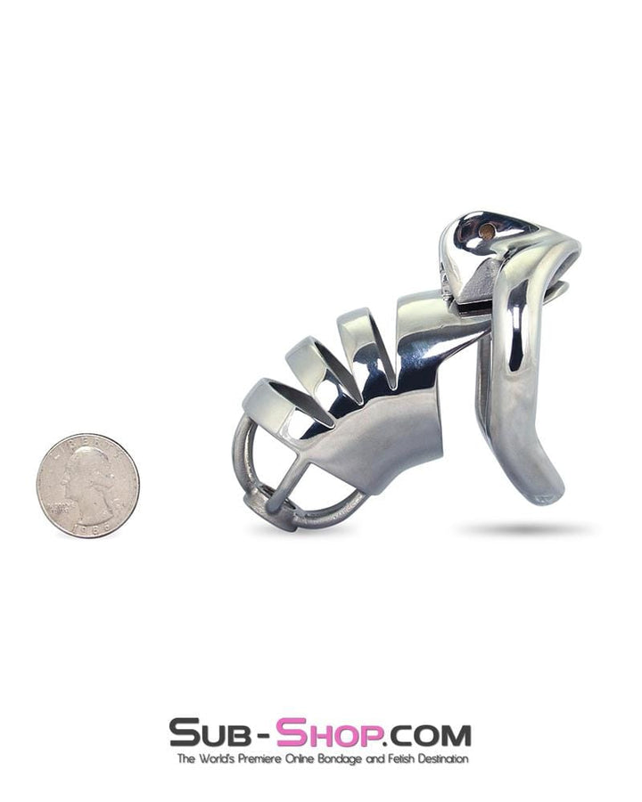 6882M-SIS      Sissy's Alcatraz Steel Total Cock Cage Tease and Denial Chastity Device Sissy   , Sub-Shop.com Bondage and Fetish Superstore