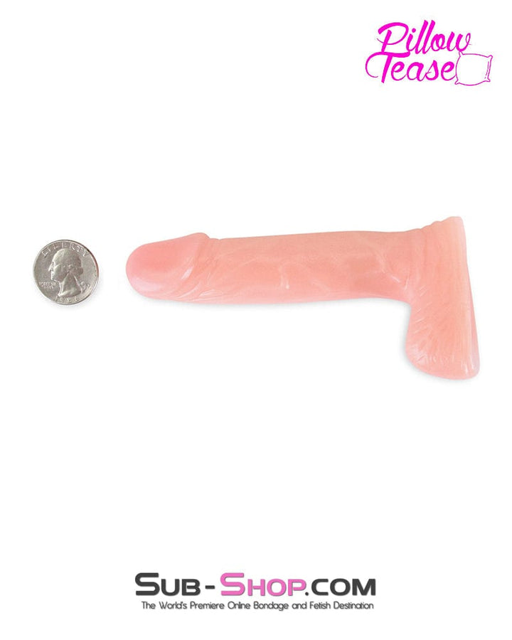 6891M      4.5" Mini Jelly Dildo, Flesh Dildo   , Sub-Shop.com Bondage and Fetish Superstore