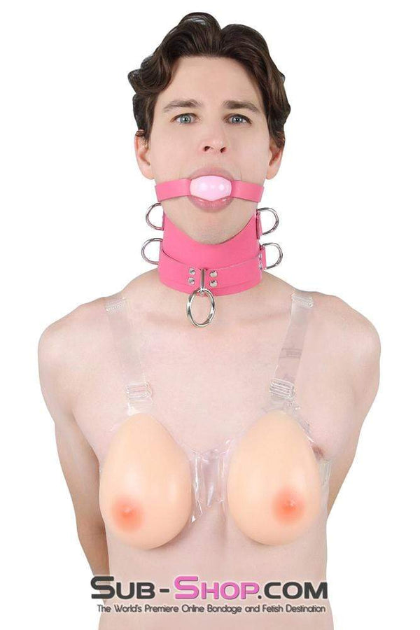 6892AX      Just Like My Own Sissy Transformation D-Cup Real Feel Breasts with Nipples Breast Forms   , Sub-Shop.com Bondage and Fetish Superstore