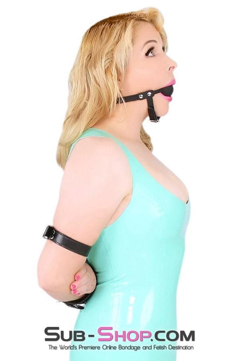 8836HS      Tie In Wrist Muff Cuffs with attached Ankle or Elbow Cuffs Set Wrist and Ankle Bondage   , Sub-Shop.com Bondage and Fetish Superstore