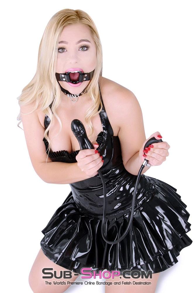 6940M Inflatable Black 6” Rubber Dong Dildo , Sub-Shop.com Bondage and Fetish Superstore