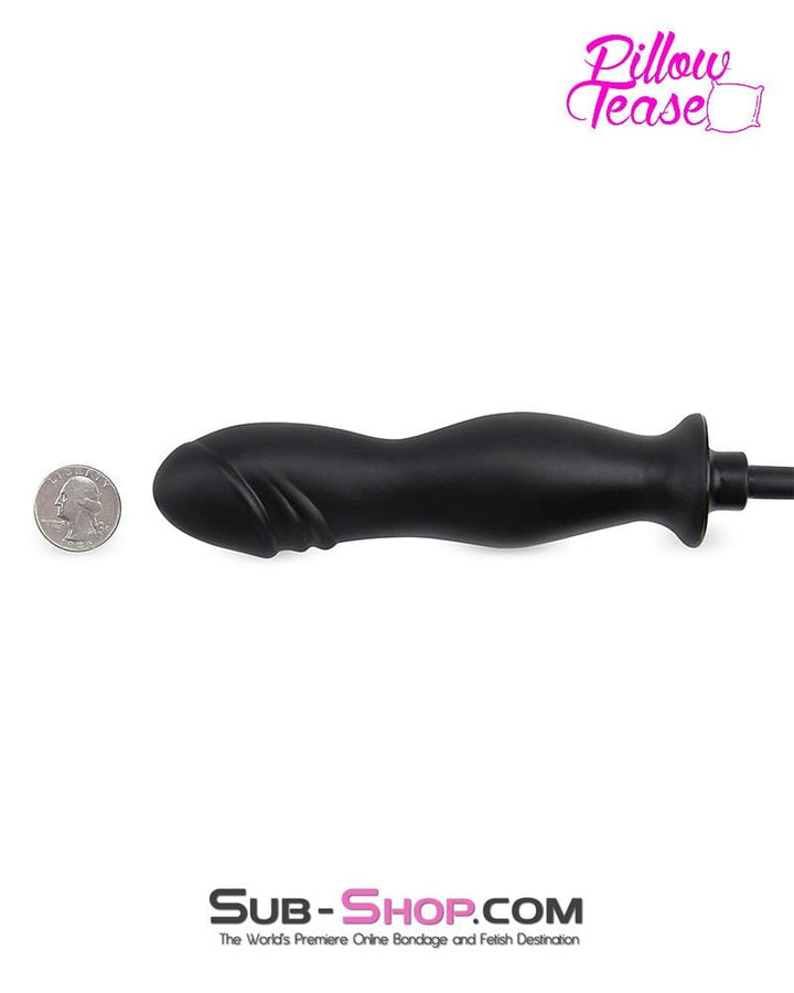 6940M Inflatable Black 6” Rubber Dong Dildo , Sub-Shop.com Bondage and Fetish Superstore