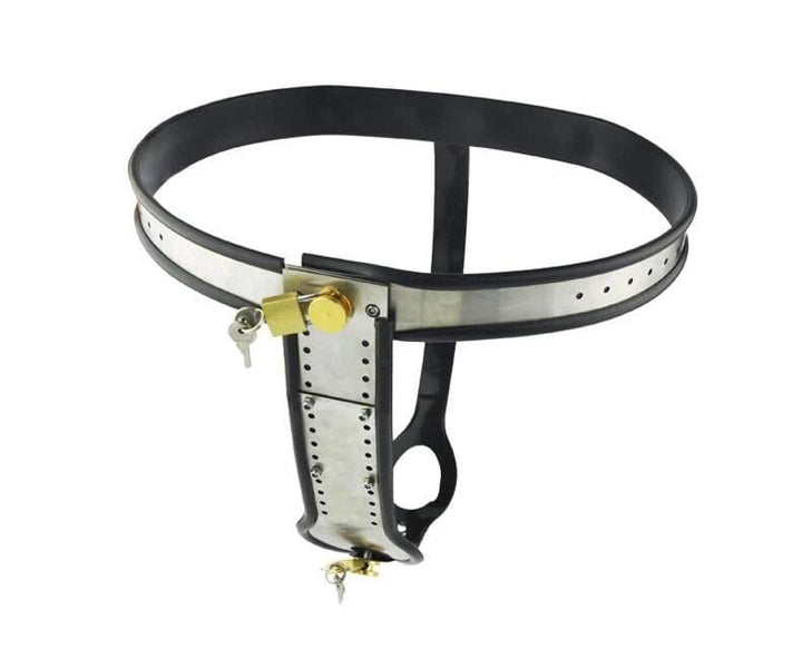 6942AR      Owned and Chastised Steel Locking Female Full Chastity Belt Chastity   , Sub-Shop.com Bondage and Fetish Superstore