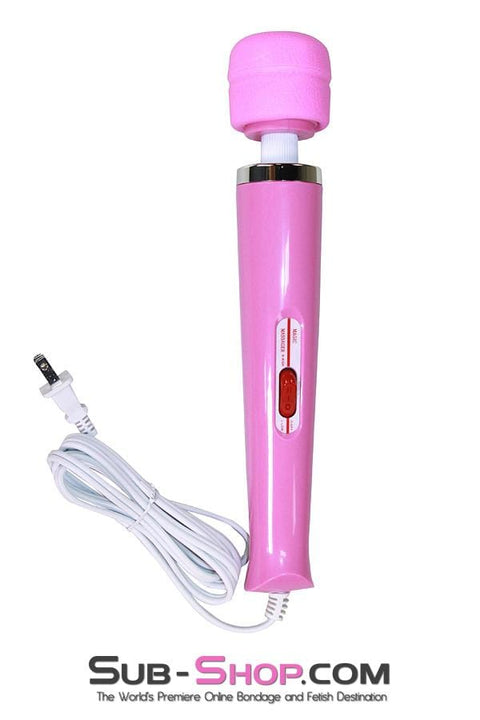 6957R      Pink Magic Massager Two Speed Wand Vibrator - LAST CHANCE - Final Closeout! Black Friday Blowout   , Sub-Shop.com Bondage and Fetish Superstore