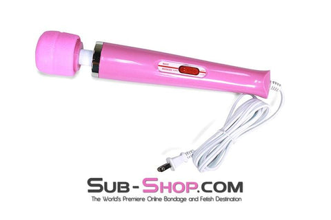 6957R      Pink Magic Massager Two Speed Wand Vibrator - LAST CHANCE - Final Closeout! Black Friday Blowout   , Sub-Shop.com Bondage and Fetish Superstore