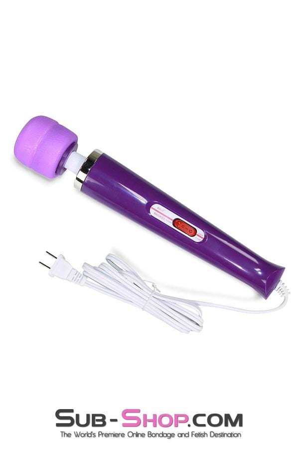 6958R      Purple Magic Massager Two Speed Wand Vibrator Massager   , Sub-Shop.com Bondage and Fetish Superstore