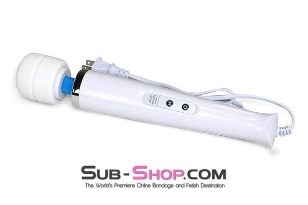 6959R      10 Speed Magic Wand Massager, White - MEGA Deal Black Friday Blowout   , Sub-Shop.com Bondage and Fetish Superstore