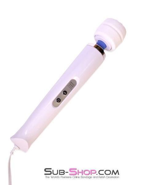 6959R      10 Speed Magic Wand Massager, White - MEGA Deal Black Friday Blowout   , Sub-Shop.com Bondage and Fetish Superstore