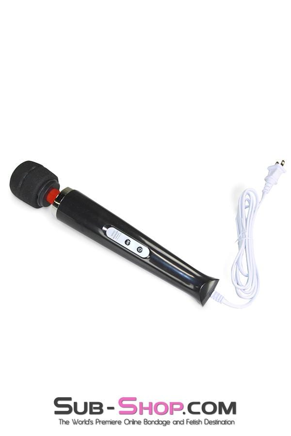 6960R      10 Speed Magic Wand Massager, Black - MEGA Deal Black Friday Blowout   , Sub-Shop.com Bondage and Fetish Superstore