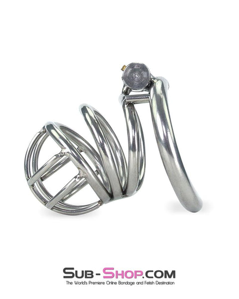 6982RS-SIS      The Observatory High Security Tumbler Style Locking Steel Male Chastity Device Sissy   , Sub-Shop.com Bondage and Fetish Superstore